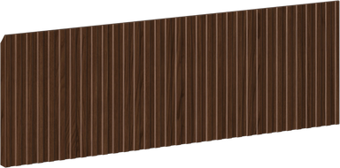 Mexen Rivel Front geriffelt für Waschtischunterschrank 60 x 20 cm, Nussbaum - 91A20-0600-235-1-86