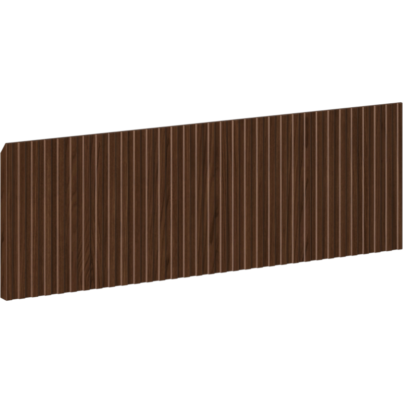 Mexen Rivel geriffelter Front für Badezimmerschrank 70 x 20 cm, Nussbaum - 91A20-0700-235-1-86