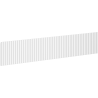 Mexen Rivel gerillter Front für Badmöbelkorpus 80 x 20 cm, weiß matt - 91A20-0800-235-1-01