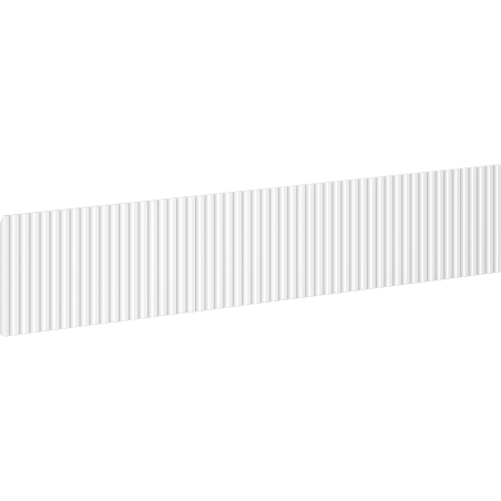 Mexen Rivel Front mit Rillen für den Badschrankkorpus 100 x 20 cm, weiß matt - 91A20-1000-235-1-01