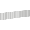 Mexen Rivel Front geriffelt für Badezimmermöbelkorpus 80 x 20 cm, graumatt - 91A20-0800-235-1-62
