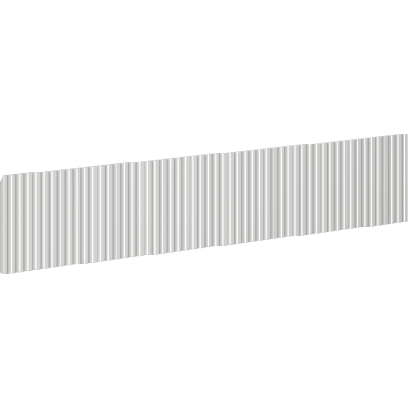Mexen Rivel Front geriffelt für Waschtischunterschrank 90 x 20 cm, Grau Matt - 91A20-0900-235-1-62