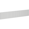 Mexen Rivel gefräste Front für Badezimmerschrankkorpus 100 x 20 cm, Grau Matt - 91A20-1000-235-1-62