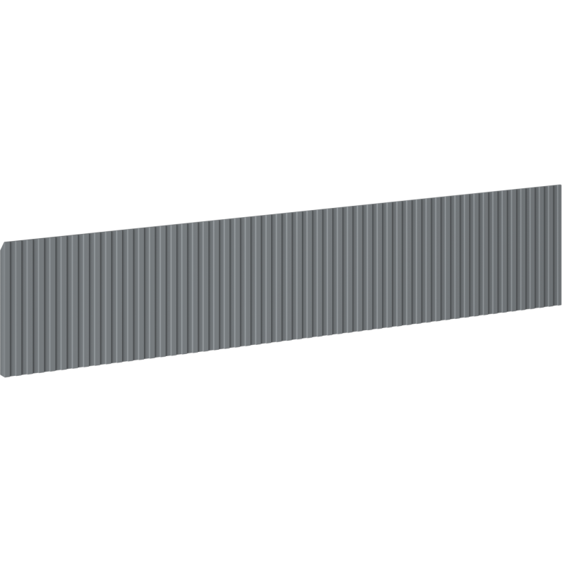 Mexen Rivel Front gerillt für Badezimmermöbel 90 x 20 cm, Graphit matt - 91A20-0900-235-1-66