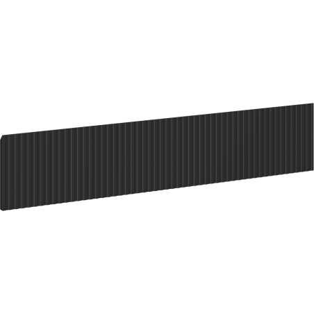 Mexen Rivel Front Leiste für Badezimmerschrank 80 x 20 cm, Schwarz Matt - 91A20-0800-235-1-71