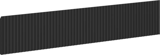 Mexen Rivel Front Leiste für Badezimmerschrank 80 x 20 cm, Schwarz Matt - 91A20-0800-235-1-71