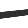 Mexen Rivel gerillter Front für Badezimmerschrankkorpus 100 x 20 cm, schwarz matt - 91A20-1000-235-1-71