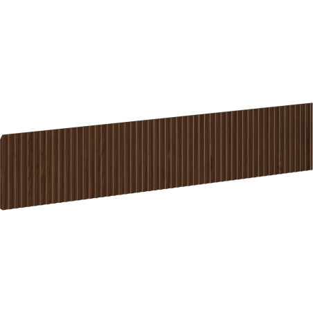 Mexen Rivel gerillte Front für Korpus des Badezimmerschranks 80 x 20 cm, Nussbaum - 91A20-0800-235-1-86