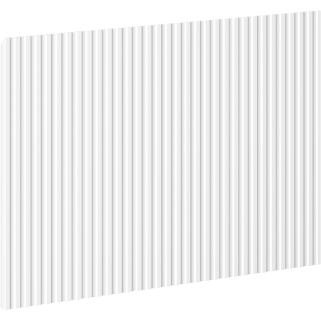 Mexen Rivel Front geriffelt für den Schrankkorpus 40 x 43,5 cm, weiß matt - 91A20-0400-470-1-01