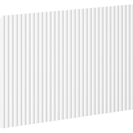 Mexen Rivel Front für Korpus des Badezimmerschranks geriffelt 45 x 43,5 cm, weiß matt - 91A20-0450-470-1-01