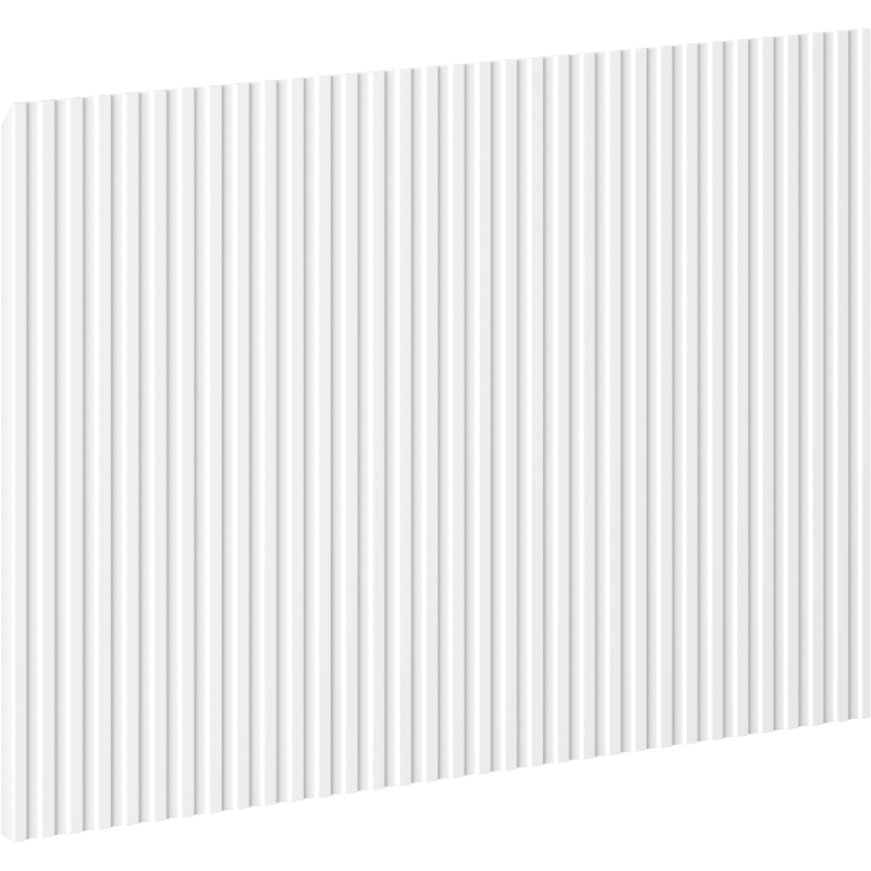 Mexen Rivel Front gerillt für den Korpus des Badezimmerschranks 50 x 43,5 cm, weiß matt - 91A20-0500-470-1-01