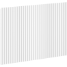 Mexen Rivel Front gerillt für den Badschrankkorpus 60 x 43,5 cm, weiß matt - 91A20-0600-470-1-01