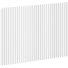Mexen Rivel Front gerillt für den Schrankkorpus 70 x 43,5 cm, weiß matt - 91A20-0700-470-1-01