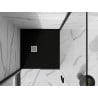 Mexen Stone+ Composite-Duschwanne quadratisch 70 x 70 cm, schwarz - 44707070