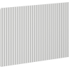 Mexen Rivel geriffelter Front für Badschrankgehäuse 50 x 43,5 cm, graumatt - 91A20-0500-470-1-62