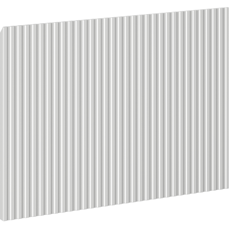 Mexen Rivel Frontplatte geriffelt für den Badschrankkorpus 60 x 43,5 cm, Grau Matt - 91A20-0600-470-1-62