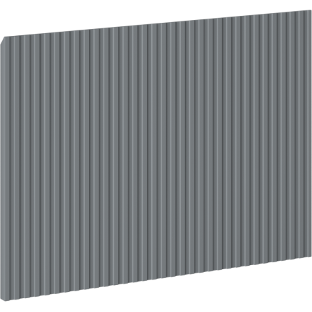 Mexen Rivel Front für Waschbeckenschrankkörper 60 x 43,5 cm, Graphit matt - 91A20-0600-470-1-66