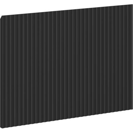 Mexen Rivel Front geriffelt für Badschrankkorpus 60 x 43,5 cm, Schwarz matt - 91A20-0600-470-1-71