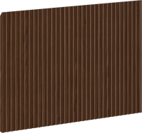 Mexen Rivel Front geriffelt für den Waschtischunterschrank 40 x 43,5 cm, Nussbaum - 91A20-0400-470-1-86