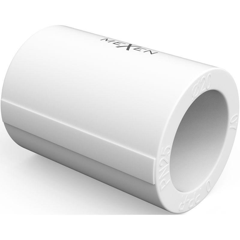 Mexen PPR Muffe, geschweißte Kupplung für PPR-Rohre 50 x 50, PN25 - W97320-5050-00