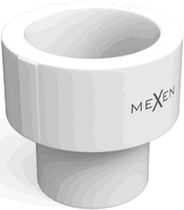 Mexen PPR schweißbares Reduktionsmuffe für PPR-Rohre 32 x 20, PN25 - W97321-3220-00