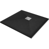 Mexen Stone+ quadratische Verbund-Duschwanne 90 x 90 cm, schwarz - 44709090