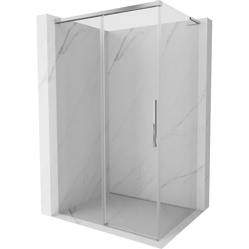 Mexen Rox L Duschkabine Schiebetür 100 x 90 cm, transparent, chrom - 8C2L-100-090-01-00