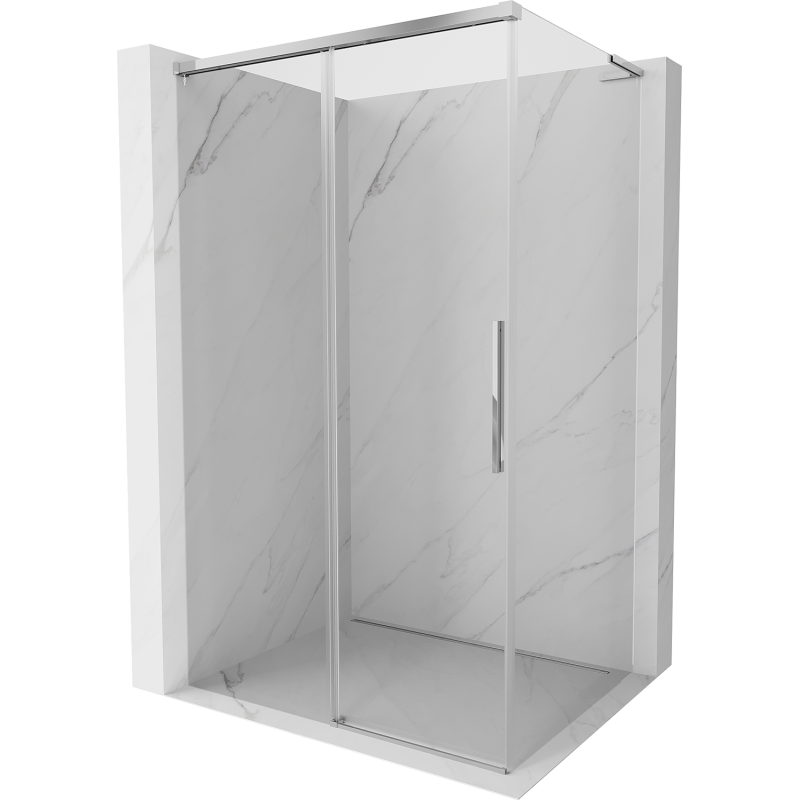 Mexen Rox L Duschkabine Schiebetür 110 x 95 cm, transparent, Chrom - 8C2L-110-095-01-00