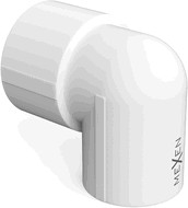 Mexen PPR Reduktionsbogen 90° geschweißt für PPR-Rohre 25 x 20, PN25 - W97325-2520-00