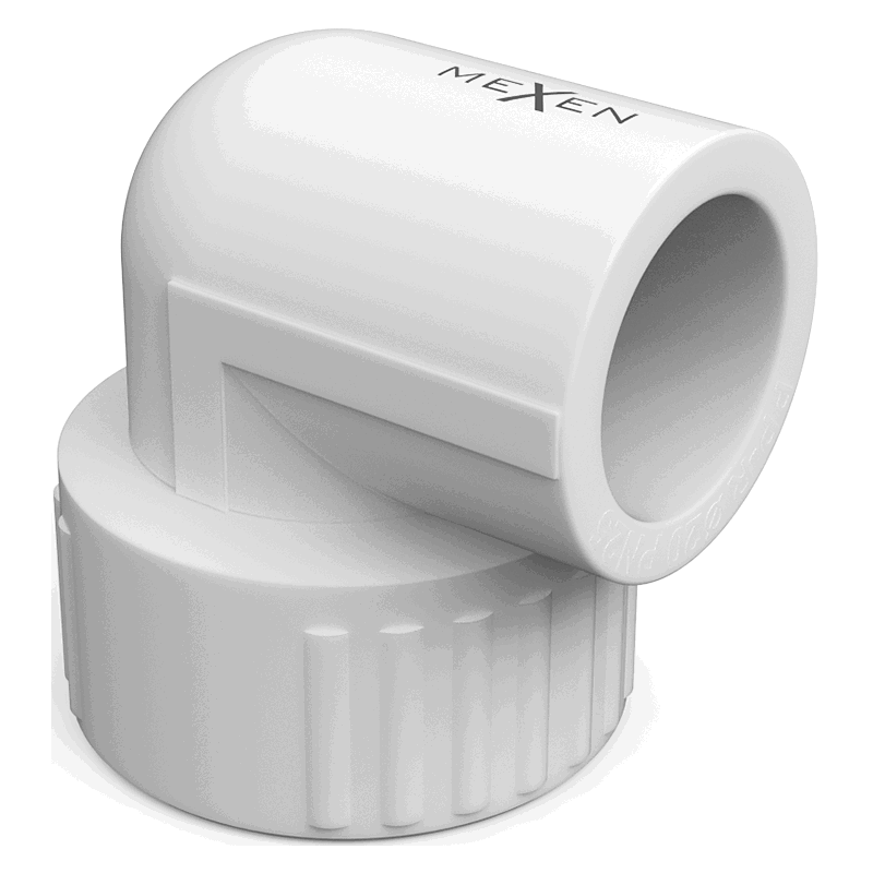Mexen PPR 90° geschweißter Bogen für PPR Rohre 25 x 3/4 IG - W97326-2534F-00