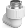 Mexen PPR 90° geschweißter Bogen für PPR-Rohre 20 x 3/4 AG - W97327-2034M-00