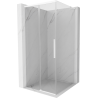 Mexen Rox L Duschkabine 100 x 100 cm, transparent, weiß - 8C2L-100-100-20-00