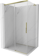 Mexen Rox L Duschkabine, verschiebbar 100 x 70 cm, transparent, gold - 8C2L-100-070-50-00