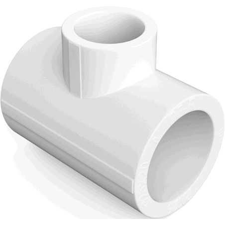 Mexen PPR Reduzier-T-Stück geschweißt für PPR-Rohre 32 x 25 x 32, PN25 - W97331-322532-00