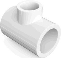 Mexen PPR reduzierender Schweiß-T-Stück für PPR-Rohre 40 x 25 x 40, PN25 - W97331-402540-00