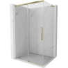 Mexen Rox L Duschkabine Schiebetür 120 x 90 cm, transparent, gold - 8C2L-120-090-50-00