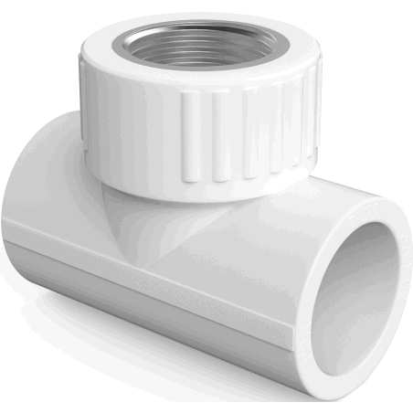 Mexen PPR geschweißtes T-Stück für PPR-Rohre 20 x 3/4 IG x 20 - W97332-2034F20-00