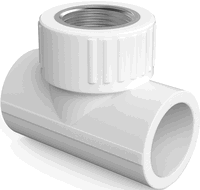 Mexen PPR geschweißtes T-Stück für Rohre 25 x 1/2 IG x 25 - W97332-2512F20-00