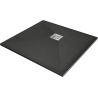 Mexen Stone+ quadratische Verbund-Duschwanne 90 x 90 cm, Anthrazit - 44719090