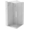 Mexen Rox Duschkabine Schiebetür 95 x 95 cm, transparent, weiß - 8C2-095-095-20-00