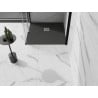 Mexen Stone+ quadratische Duschwanne aus Verbundwerkstoff 100 x 100 cm, Anthrazit - 44711010