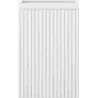 Mexen Rivel Badezimmerunterschrank 30 cm, 1 Tür, geriffelt, weiß matt - 91A21-03047-1-BF01