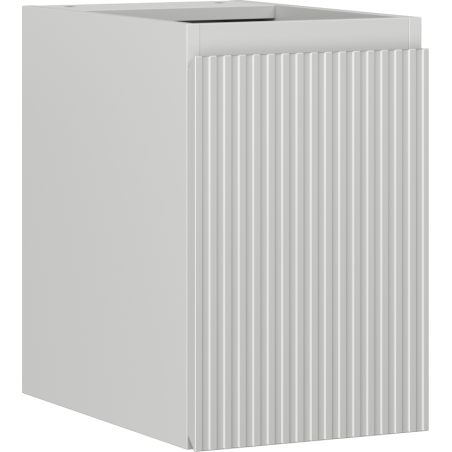 Mexen Rivel Badezimmerschrank unter Waschbecken 30 cm, 1 Tür, gerillt, grau matt - 91A21-03047-1-BF62