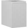 Mexen Rivel Badezimmerschrank unter Waschbecken 30 cm, 1 Tür, gerillt, grau matt - 91A21-03047-1-BF62