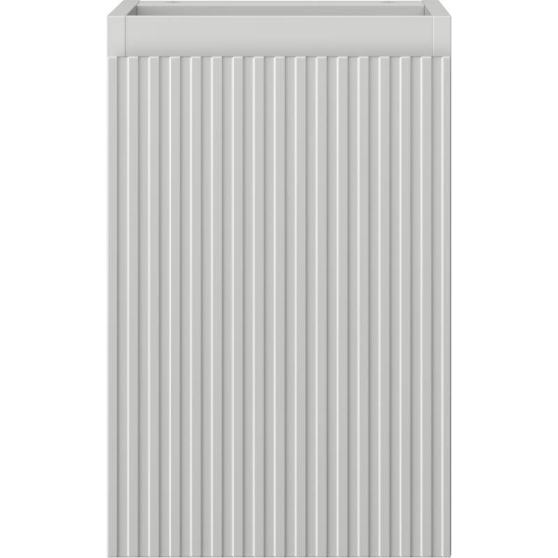 Mexen Rivel Badezimmerschrank unter Waschbecken 30 cm, 1 Tür, gerillt, grau matt - 91A21-03047-1-BF62