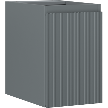 Mexen Rivel Badezimmerschrank 30 cm, 1 Tür, gerillt, Graphit matt - 91A21-03047-1-BF66