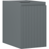 Mexen Rivel Badezimmerschrank 30 cm, 1 Tür, gerillt, Graphit matt - 91A21-03047-1-BF66