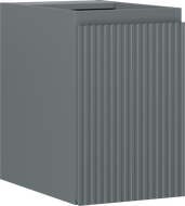 Mexen Rivel Badezimmerschrank 30 cm, 1 Tür, gerillt, Graphit matt - 91A21-03047-1-BF66