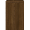 Mexen Rivel Badezimmerschrank unter Waschbecken 30 cm, 1 Tür, geriffelt, Nuss - 91A21-03047-1-BF86