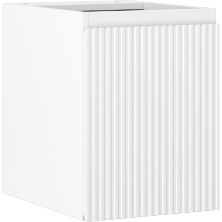 Mexen Rivel Badezimmer-Unterschrank 35 cm, 1 Tür, gerillt, weiß matt - 91A21-03547-1-BF01
